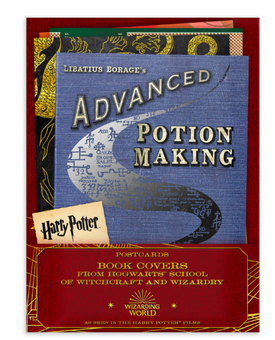 Universal Studios Harry Potter Postcards Book Covers Advanced Potion Making New