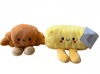 Hallmark Better Together Croissant and Butter Magnetic Plush New with Tag
