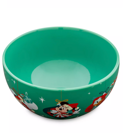 Disney Parks Classics Christmas Mickey Minnie Donald Goofy Serving Bowl New