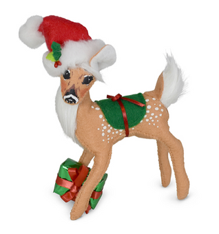 Annalee Dolls 2022 5in Christmas Delivery Fawn Plush New with Tag
