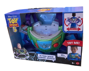 Disney Parks Pixar Toy Story 5 Buzz Lightyear Hi-Tech Space Ranger Jetpack New
