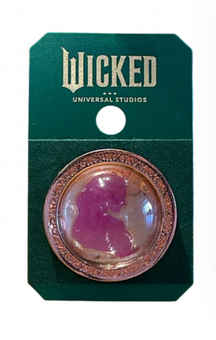Universal Studios Wicked Movie Glinda Bubble Pin New with Card