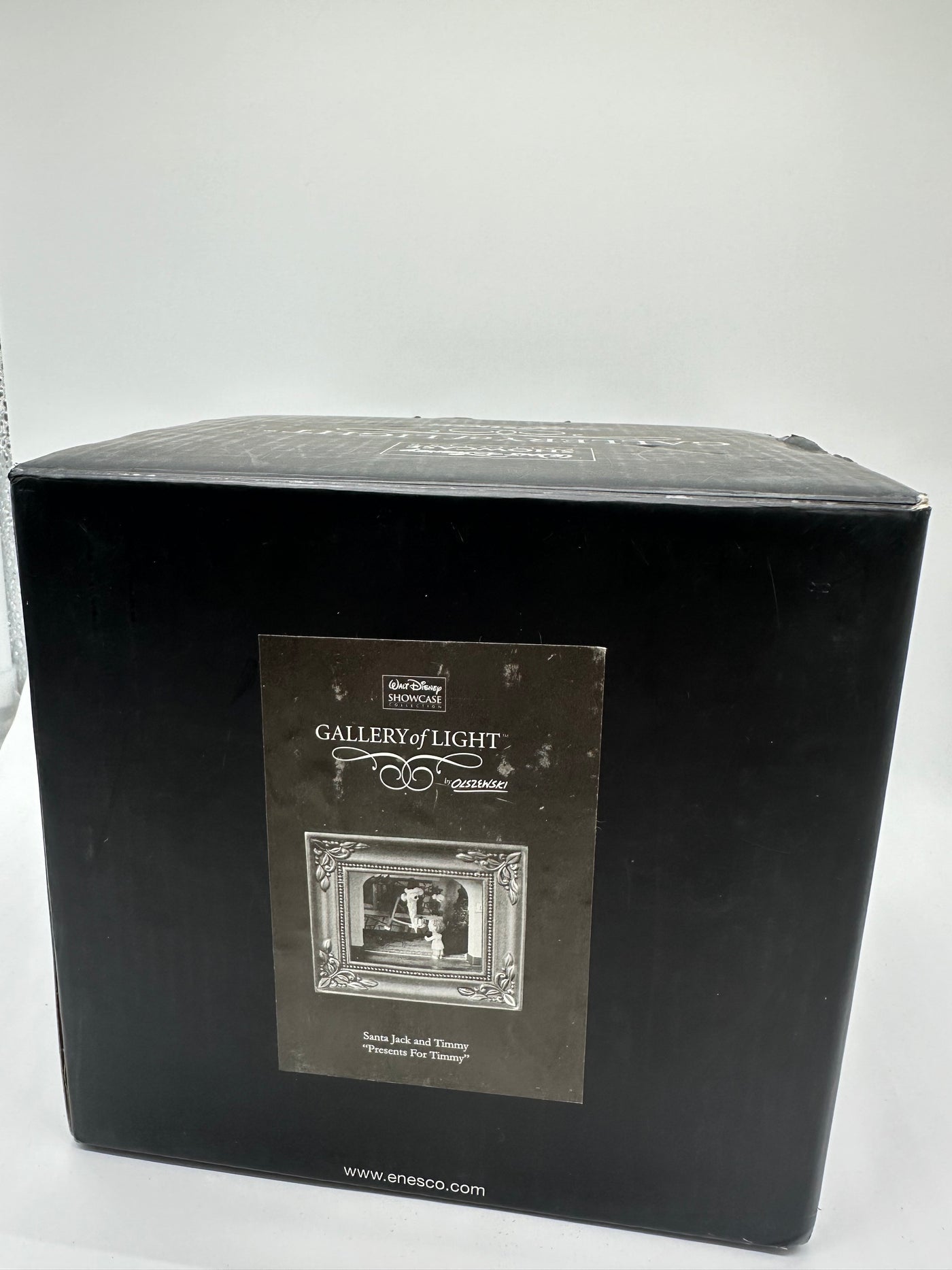 Disney Gallery of Light Olszewski Santa Jack and Timmy Like New Works W Box COA