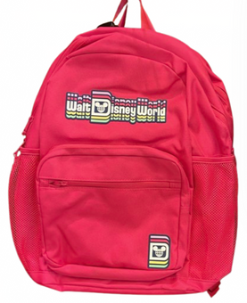 Disney Parks Walt Disney World Pink Mini Backpack New with Tag