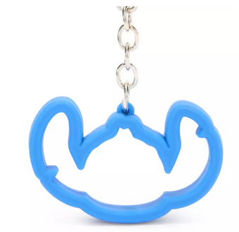 Disney Parks Stitch Icon Silicone Keychain Bag Charm Lilo and Stitch New