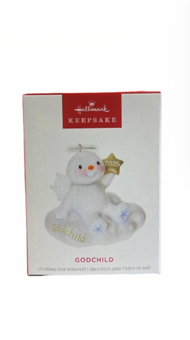 Hallmark 2025 Keepsake Godchild Snow Angel Christmas Ornament New with Box