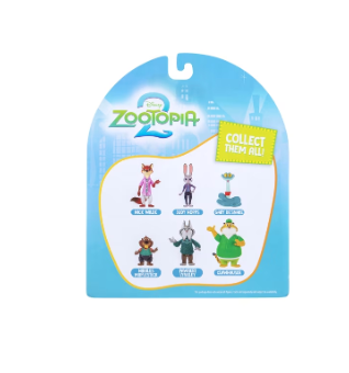 Disney Zootopia 2 Pack Figure Pack Nick Wilde & Nibbles Maplestick New with Tag