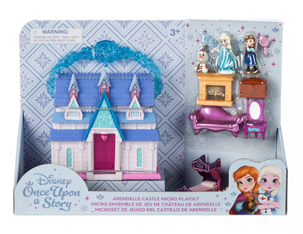Disney Parks Anna Elsa Arendelle Castle Micro Play Set Frozen Once Upon a Story