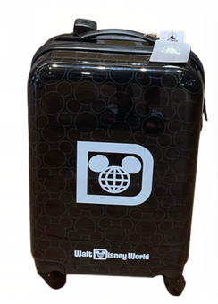 Disney Parks Walt Disney World Retro Hardcover Suitcase Luggage Small New W Tag