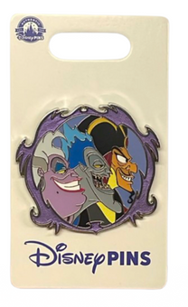 Disney Parks Sinister Circles - Ursula, Hades, Jafar Pin New With Card