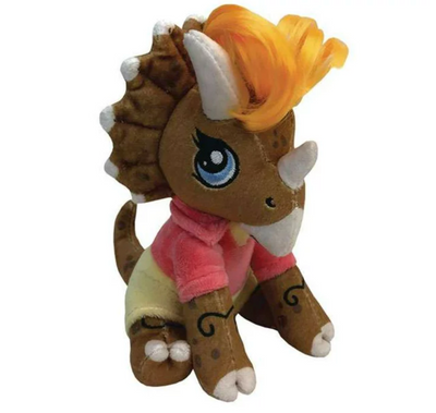 Universal Studios Jurassic Park Clawzplay Ellie Triceratops Plush New with Tag