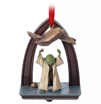 Disney Star Wars Attack of the Clones Yoda Sketchbook Christmas Ornament New Tag