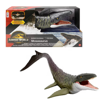 Jurassic World Rebirth Super Colossal Mosasaurus Action Figure Dinosaur Toy New