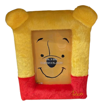 Disney Parks Winnie The Pooh Plush Photo Frame New With Tag