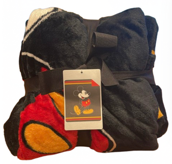 Disney Parks Mickey Mouse Standing Blanket Throw WDW New With Tag