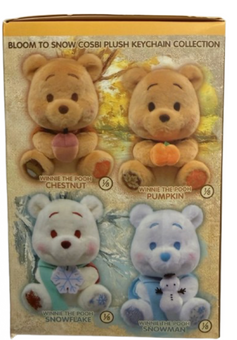 Disney Parks Winnie the Pooh Bloom to Snow Plush Keychain New Sealed Blind Box
