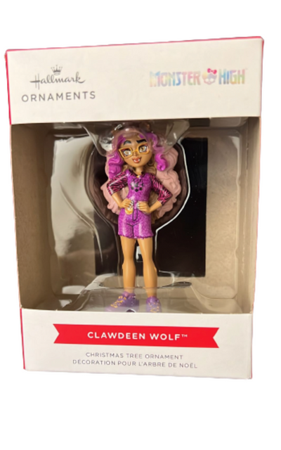 Hallmark Monster High Clawdeen Wolf Christmas Ornament New With Box