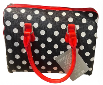 Disney Parks Minnie Mouse Dots Satchel Bag New with Tag
