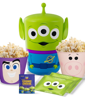 Disney Pixar Toy Story 5 Poppowls Alien At-Home Movie Theater Popcorn Kit New