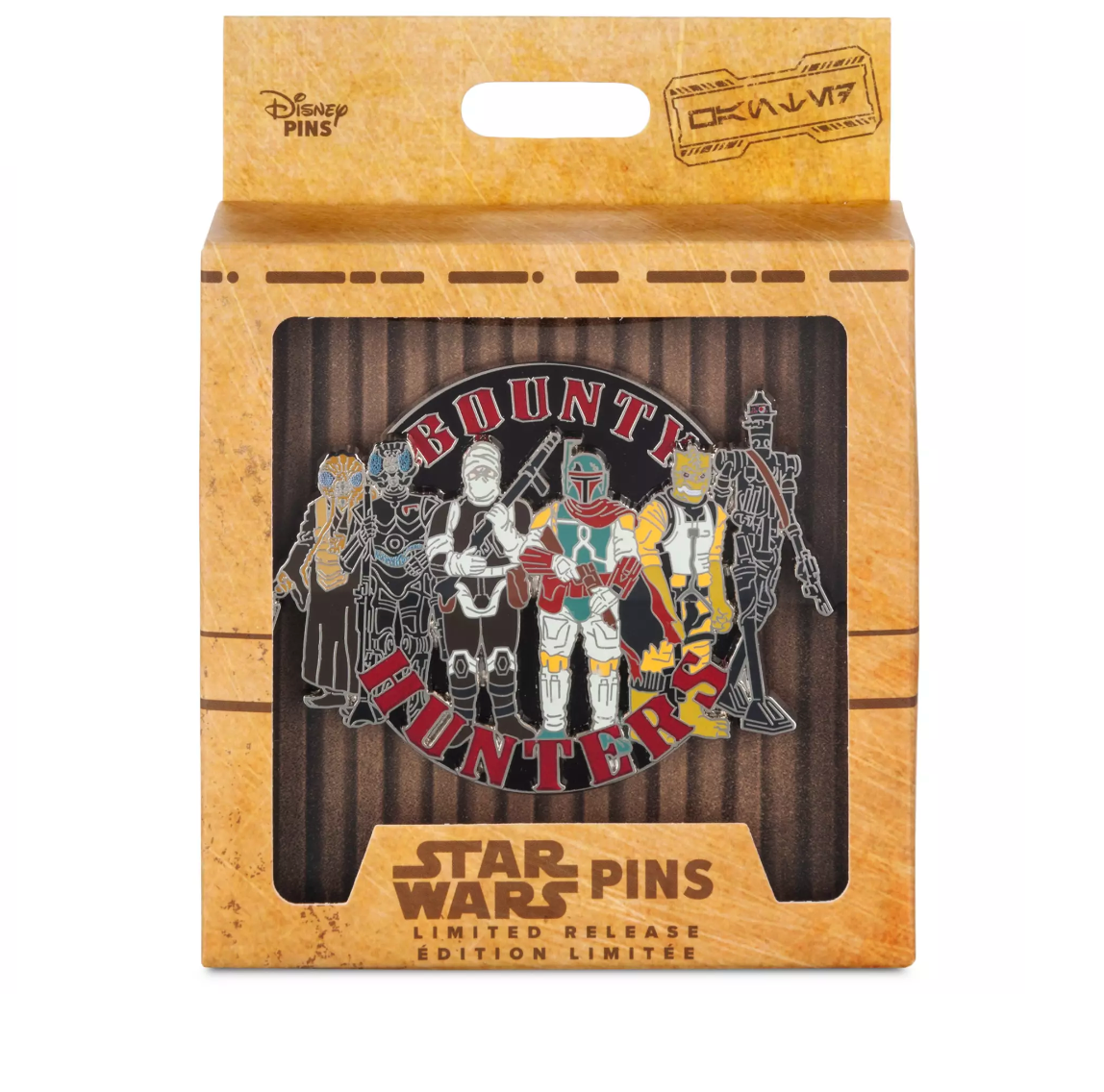 Disney Parks 2023 Star Wars Bounty Hunters Mini Jumbo Pin Limited Pin New w Box