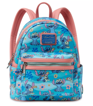 Disney Parks Stitch Loungefly Mini Backpack – Lilo & Stitch New With Tag