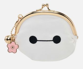 Disney Parks Baymax Pouch with Charm SAKURA Pink 2025 New with Tag