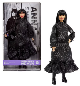 Barbie Inspiring Women Anna Sui Collector Doll in Black Dress New With Box