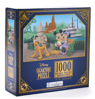 Disney Signature Puzzle Mickey Minnie Pluto in Disneyland 1000 Piece Puzzle