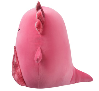 Squishmallows Valentine 12" IndieMae Burgundy Axolot with Hearts Plush New w Tag