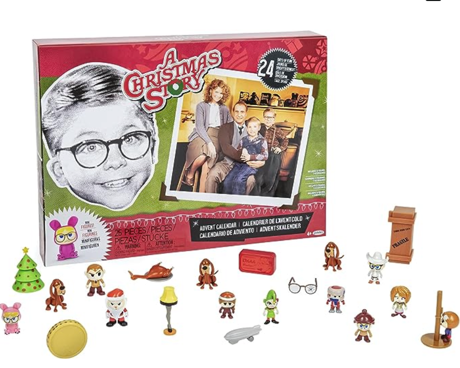 A Christmas Story Advent Calendar 24 Silly and Festive Figures New With Box