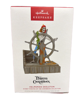 Hallmark Disney Pirates of Caribbean Helmsman Skeleton Christmas Ornament New
