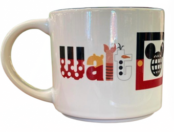 Disney Parks Walt Disney World Characters Print Coffee Mug New With Tag