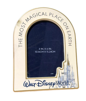 Disney Parks Cinderella Castle MOST MAGICAL PLACE WDW Photo Frame New with Tag