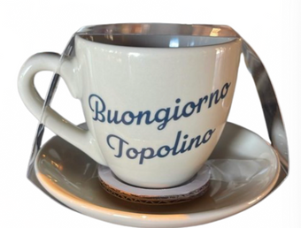 Disney Parks Epcot World Showcase Italy Topolino Espresso Cup Set New With Tag