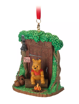 Disney Parks Winnie the Pooh Sketchbook Christmas Ornament New With Tag
