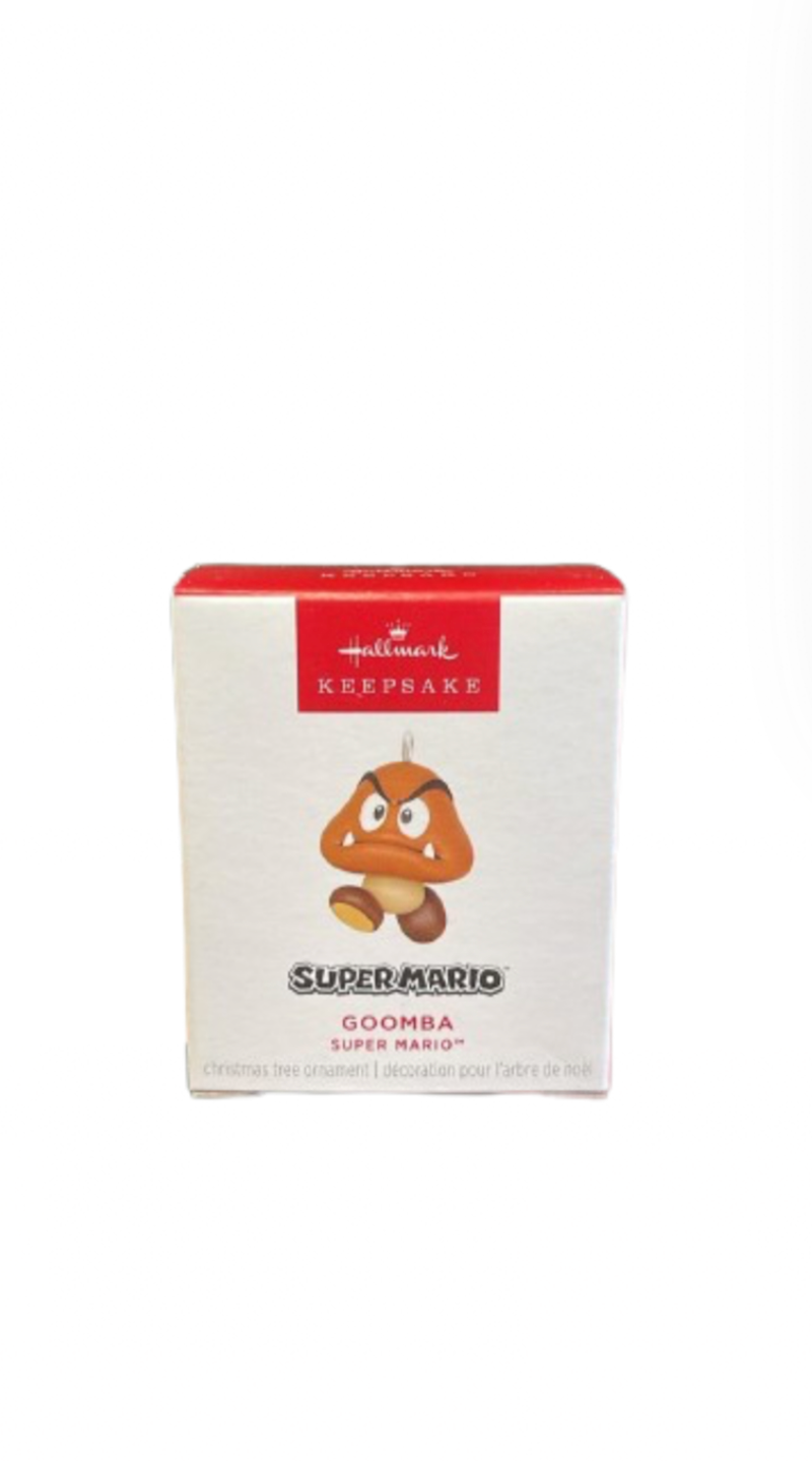Hallmark 2025 Keepsake Mini Nintendo Super Mario Goomba Christmas Ornament New