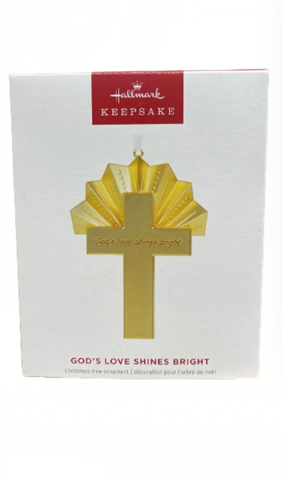 Hallmark Keepsake God's Love Shines Bright Metal Christmas Ornament New with Box