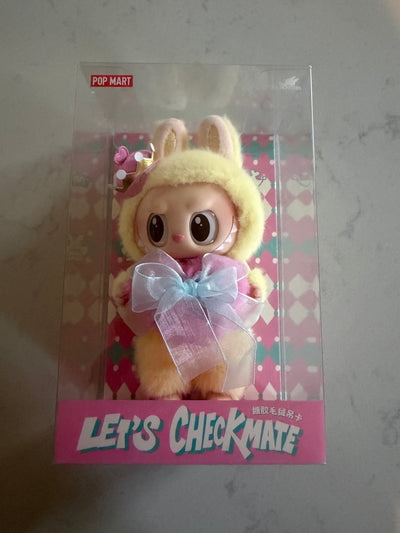 Pop Mart Labubu The Monsters Let's Checkmate Queen Hanging Plush Pendant New Box
