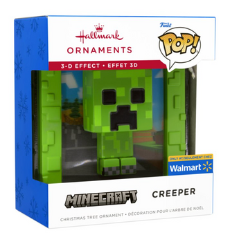 Hallmark Funko Minecraft Creeper Christmas Tree Ornament New