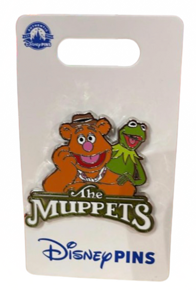 Disney Parks The Muppets Show Fozzie Bear & Kermit Pin New with Card