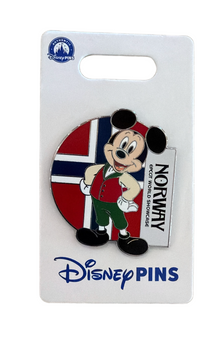Disney Parks EPCOT World Showcase Norway Mickey Mouse Pin New with Tag