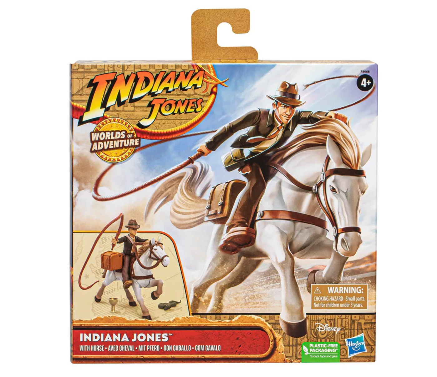 Disney Indiana Jones Worlds of Adventure Action Figure with Horse New with Box