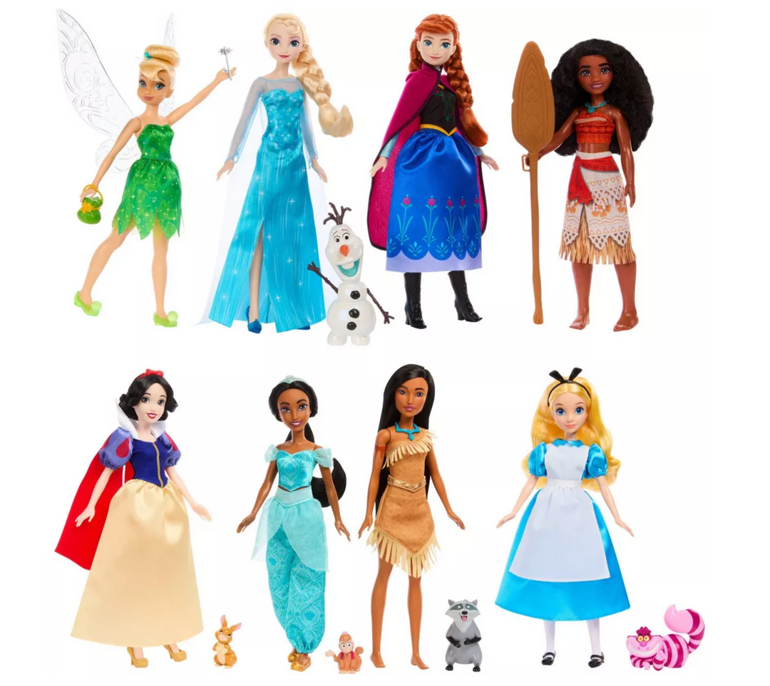 Disney Princess 100 Years of Wonder 8inc Fashion Doll Set New with Box I Love Characters Disney Princess 100 Years of Wonder 8inc Fashion Doll Set New with Box I Love Characters