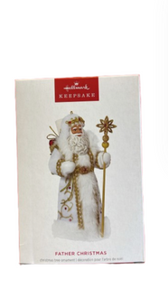 Hallmark 2025 Keepsake Black Father Christmas Ornament New with Box