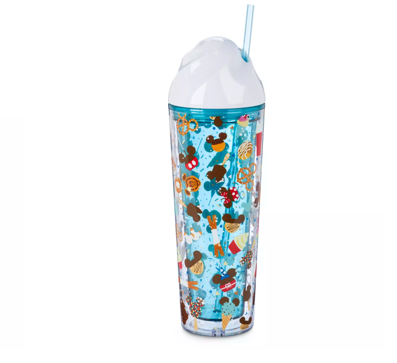 Disney Parks Food Icons Collection 22oz Tumbler with Straw New