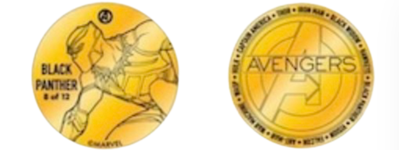 Disney Polynesian Resort Avengers Black Panther Collectible Coin Medallion New