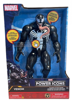 Disney Parks Marvel Venom Power Icons Talking Action Figure New with Box