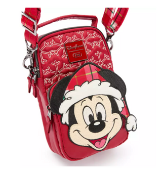 Disney Parks Mickey Mouse Holiday Convertible Crossbody Bag by Lug New With Tag