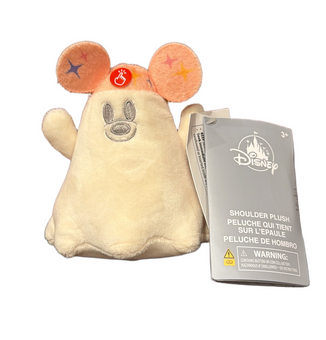Disney Parks Halloween Mickey Mouse Ghost Pastel Cutie Shoulder Plush New Tag