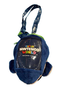Universal Studios Super Nintendo World Luigi Plush Shoulder Pouch New With Tag